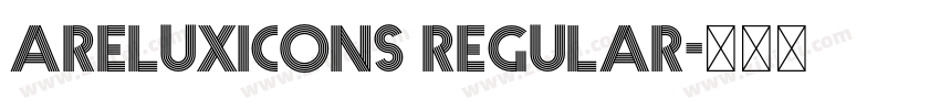 Areluxicons Regular字体转换